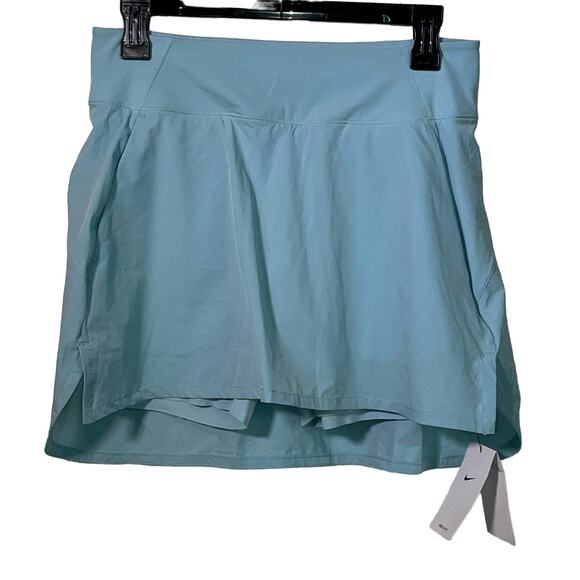 Nike Women's Dri-FIT Bliss Mid-Rise Skort blue XS - Picture 1 of 7
